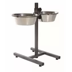 Suporte Duplo Regulável com 2 Gamelas 2,8lt para Cão Trixie - 0451259076