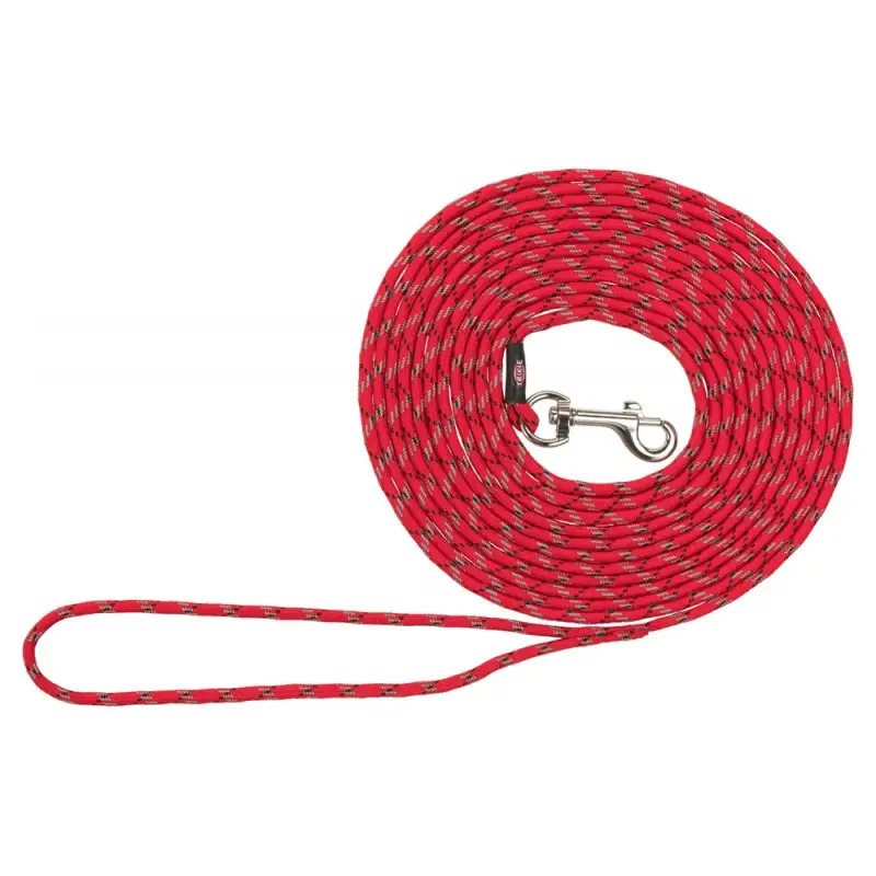Junior Puppy Trela De Trabalho 4 Mt/ø 4 Mm vermelho Trixie