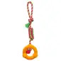 Brinquedo Argola com Corda 12x41cm para Cão Trixie