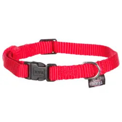 Coleira Nylon "Classic" 22-35cm / 10mm Vermelha para Cão Trixie - Vermelha - XS-S - 1040080230