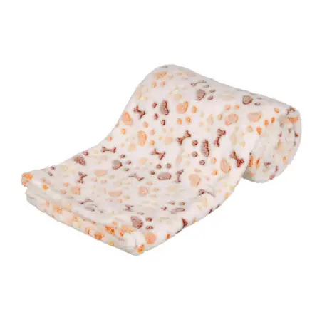 Manta cobertura Sofa "lingo" 75x50 Cm branco/bege Trixie - 1040310048