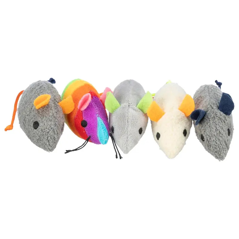 Ratos Em Pelucia C/ Catnip 7 Cm 70 Unid. Trixie