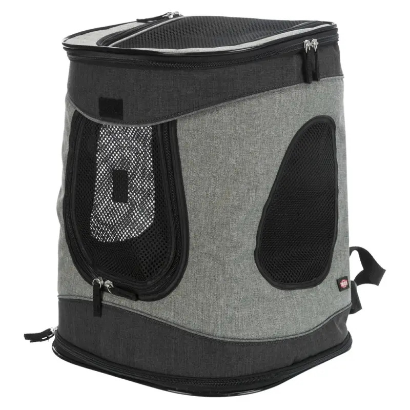 Mochila Transportadora "timon" 34x44x30cm preto/cinz Trixie