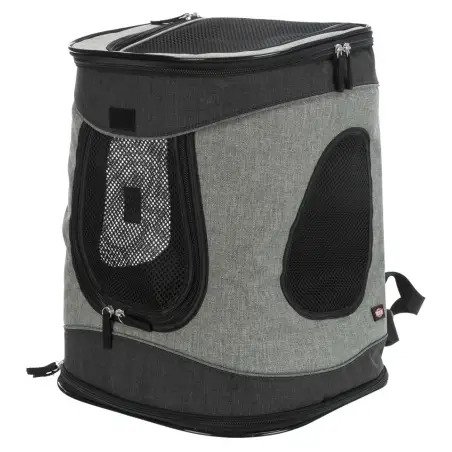 Mochila Transportadora "timon" 34x44x30cm preto/cinz Trixie - 1580090058