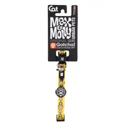 Coleira com ID Tag "Monkey Maniac" para Gato Max&Molly #4 - 1040080424