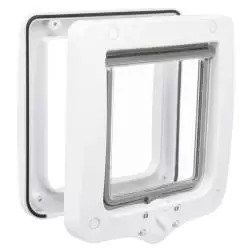 Porta Trixie 4 Funçoes P/ Gato 20x22 Cm branco Trixie - 1040480007