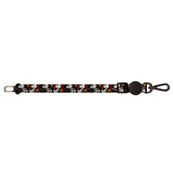 Trela de Engate para Cinto de Segurança Preto/Frames Snoopy - S - 45-72cm / 1,5cm - 1040220928