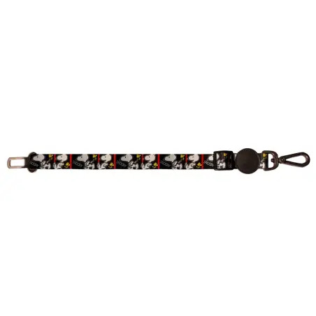 Trela de Engate para Cinto de Segurança Preto/Frames Snoopy - S - 45-72cm / 1,5cm - 1040220928