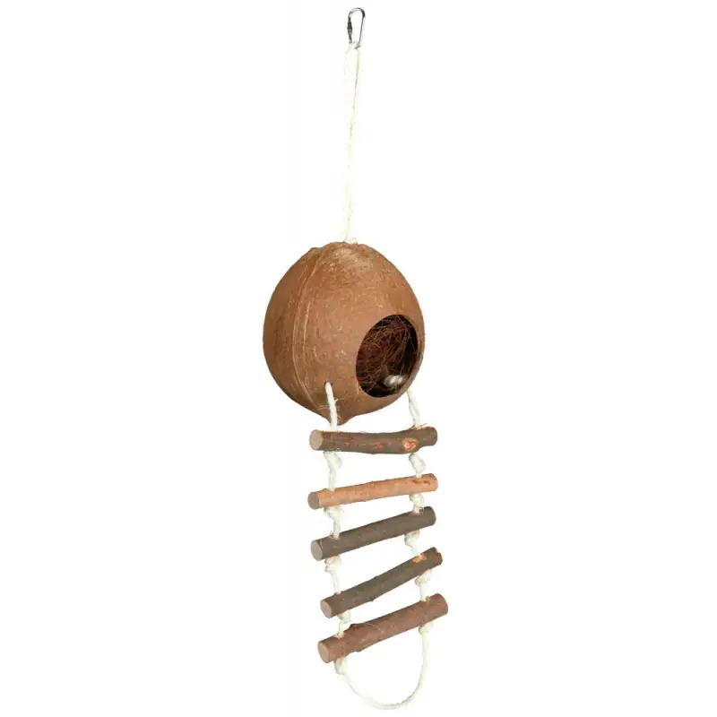 Casa Simples De Coco Para Ratos E Hamsters - Ø13x56Cm Trixie