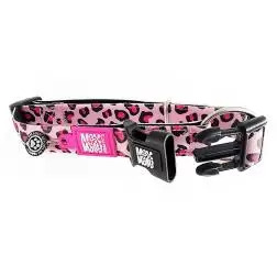 Max & Molly - Coleira C/ Id Tag "leopard Pink" ta Max&Molly #3 - 1040080826