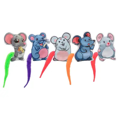 Ratos Em Tecido poliester C/ Catnip 7,5 Cm 110 Uni Trixie - 1040061278