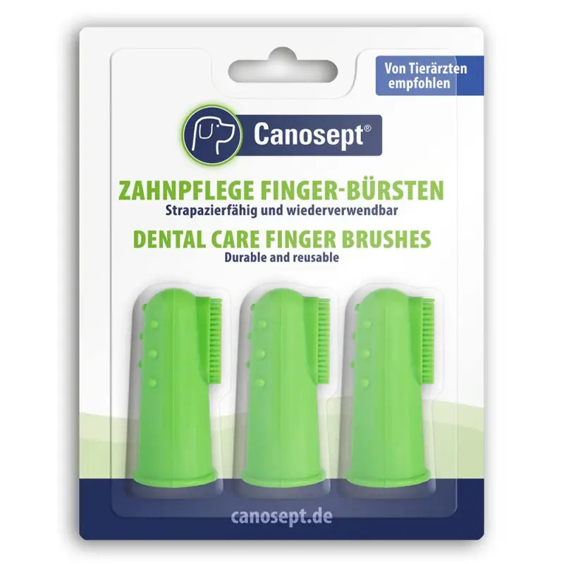 Canosept - Conjunto Escovas De Dentes Para Dedo Ardapcare Canosept - Conjunto Escovas De Dentes Para Dedo Ardapcare