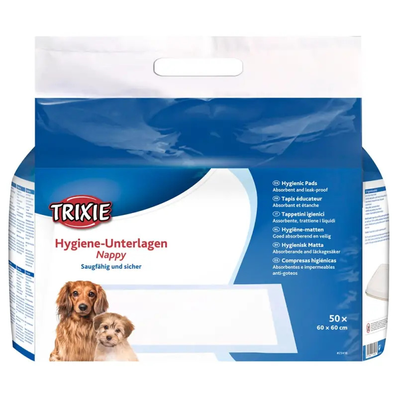 Resguardo Absorvente P/ Cachorros 60x60 Cm 50 Unid. Trixie