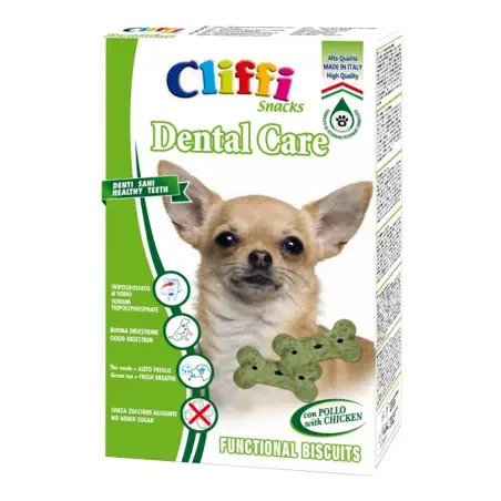 Cliffi Snacks - Dental Care raças Pequenas 300 Gr Cliffi - 1540020482