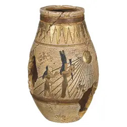 Decoraçao Aquario - Vaso Egipcio Med. 8x8x13 Cm Vadigran - 1040350250