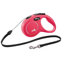Flexi New Classic fio/tam. M 5 Mt / 20 Kg vermelho Trixie - 1040220397