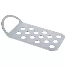 Placa Drive-on P/ Prender P/ Trela De Cao 12x26 Cm Trixie - 1040220958