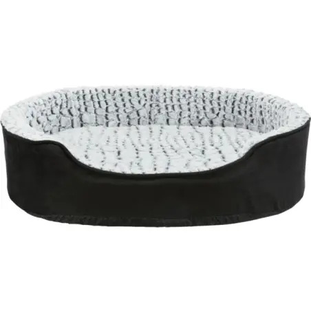 Cama Lino Preta/Cinzenta 60x45cm para Cão Trixie - 1040070286