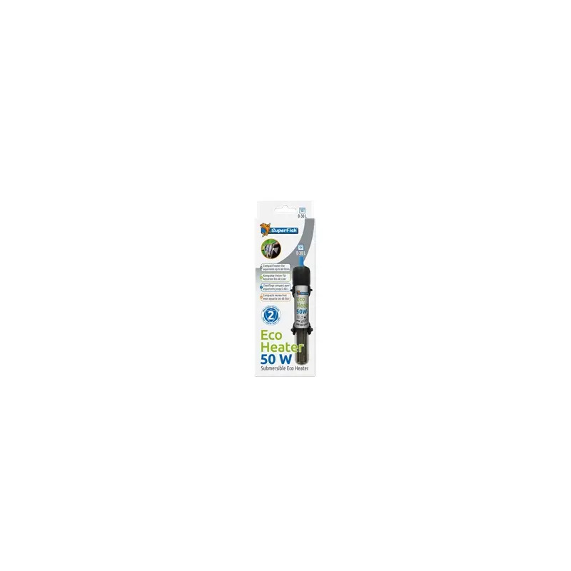 Aquecedor Sf "eco Heater" 50 W 17 Cm Superfish Aquecedor Sf "eco Heater" 50 W 17 Cm Superfish