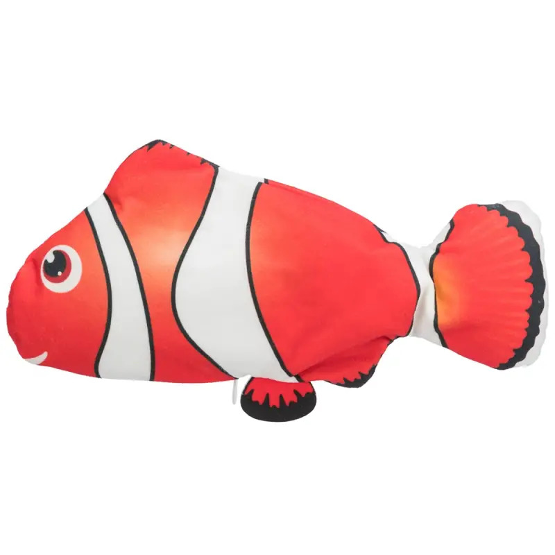 Peixe Palhaço C/ Movimento E Catnip 26 Cm Trixie