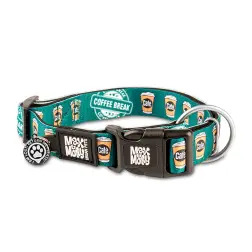 Coleira com ID Tag "Coffee Break" - XS - 1040080442