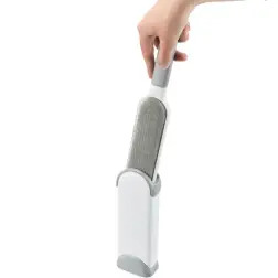 Escova Anti-pelo C/ Base P/ Limpeza 33 Cm branco/cin Trixie - 1050200012