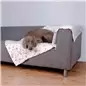 Manta cobertura Sofa "lingo" 150x100 Cm branco/beg Trixie