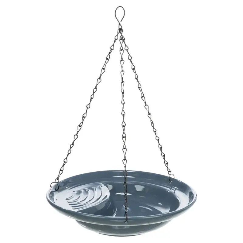 Banheira Circular Em Ceramica De Pendurar P/ Aves Trixie