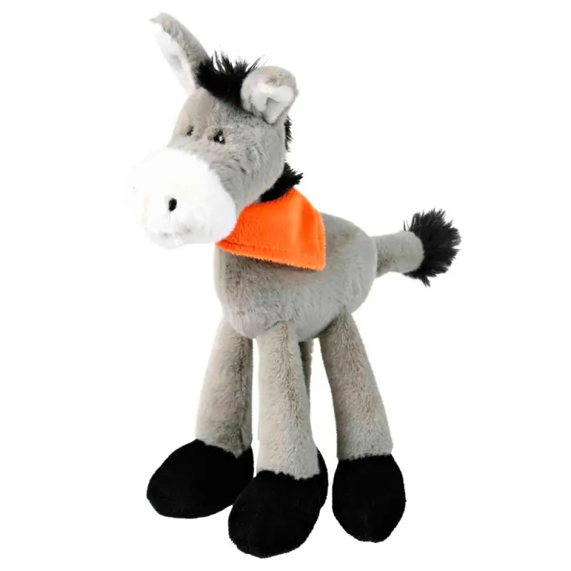 Burro Em Pelucia C/ Som Original - 24 Cm Trixie