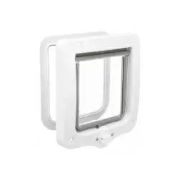 Porta Trixie 2 Funçoes P/ Gato 20x22 Cm branco Trixie - 1580090076