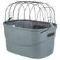 Cesto Em Plastico C/ Tampa Em Arame P/ Bicicleta 42x3 Trixie Cesto Em Plastico C/ Tampa Em Arame P/ Bicicleta 42x3 Trixie