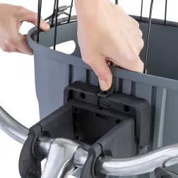 Cesto Em Plastico C/ Tampa Em Arame P/ Bicicleta 42x3 Trixie #2 - 1580090162