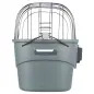 Cesto Em Plastico C/ Tampa Em Arame P/ Bicicleta 42x3 Trixie Cesto Em Plastico C/ Tampa Em Arame P/ Bicicleta 42x3 Trixie