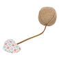 Bola Com Coraçao Em Juta/tecido Ø 4,5x18 Cm Trixie
