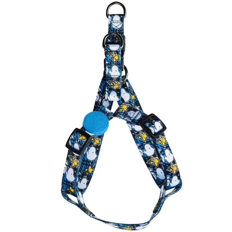 Peitoral Azul/Xadrex Snoopy