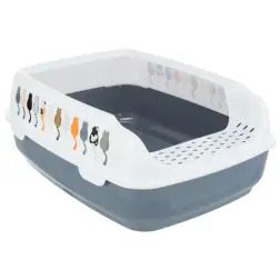 Toilete "delio" cinza/branco Trixie - 1050130013