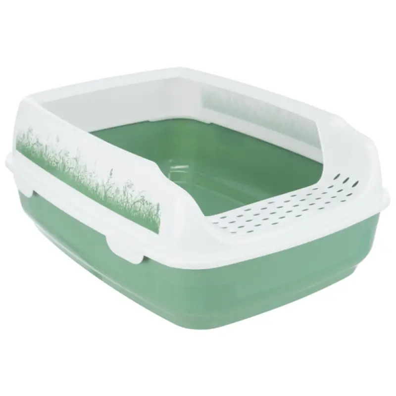 Toilete "delio" verde/branco Trixie