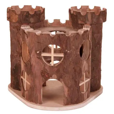 Castelo "matti" Em Madeira Natural P/ Hamsters Trixie - 1040160103