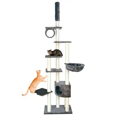 Trepador "madrid" P/ Gatos cinzento Platina Trixie - 1040061334