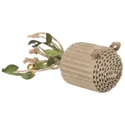 Rato Em Cartao/corda De Canhamo C/ Sino - 12 Cm Trixie - 1040061028