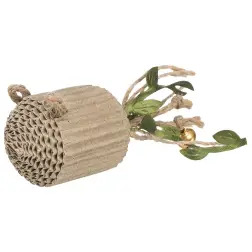 Rato Em Cartao/corda De Canhamo C/ Sino - 12 Cm Trixie - 1040061028