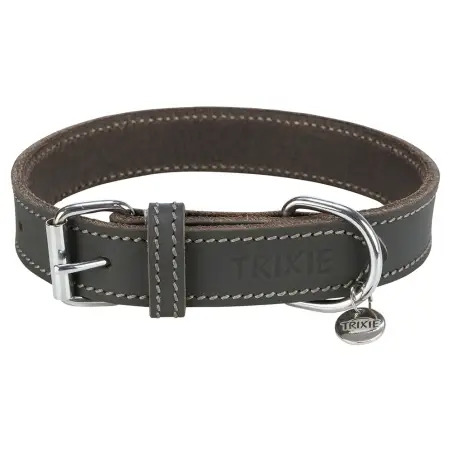 Coleira "Rustic" Em Couro - 27-34cm/18mm - 1040080489