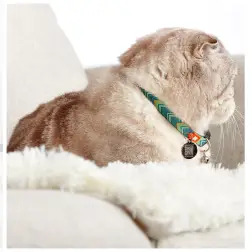 Max & Molly - Coleira C/ Id Tag "vintage" P/ Gato Max&Molly #1 - 1040080688