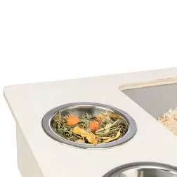 Alimentador Em Madeira C/ Gamelas/porta Feno 70x41x47 Trixie #1 - 1040090537