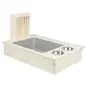 Alimentador Em Madeira C/ Gamelas/porta Feno 70x41x47 Trixie
