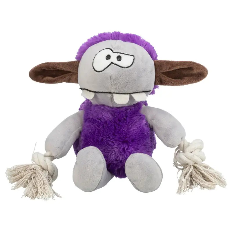 Monstro Em Pelucia/corda - 32 Cm roxo Trixie