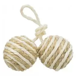 Bola Dupla Em Sisal Recheada C/ Catnip Trixie #4 - 1040060797