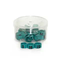 Anilhas P/ Pombos Numeradas 1-25 emb. C/ 25 Diversas #8 - 1040110018