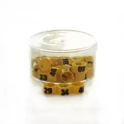 Anilhas P/ Pombos Numeradas 26-50 emb. C/ 25 Diversas #3 - 1040110019