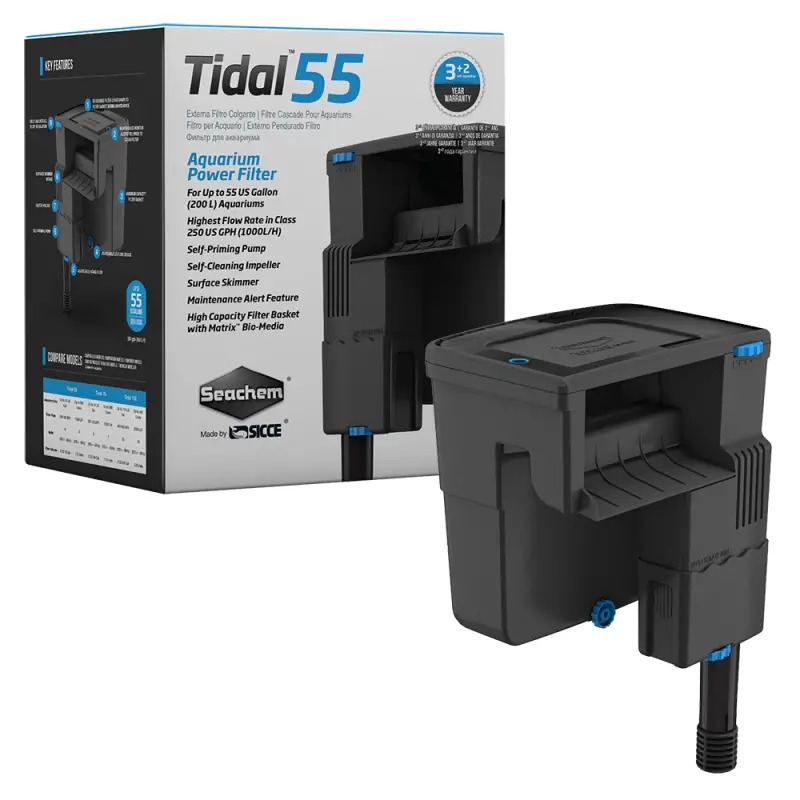 Filtro Mochila "tidal 55" 1.000 L/h Sicce
